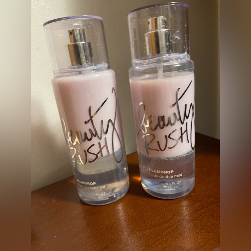 Victoria’s Secret Beauty Rush Plum Drop bundle 3pc. RARE